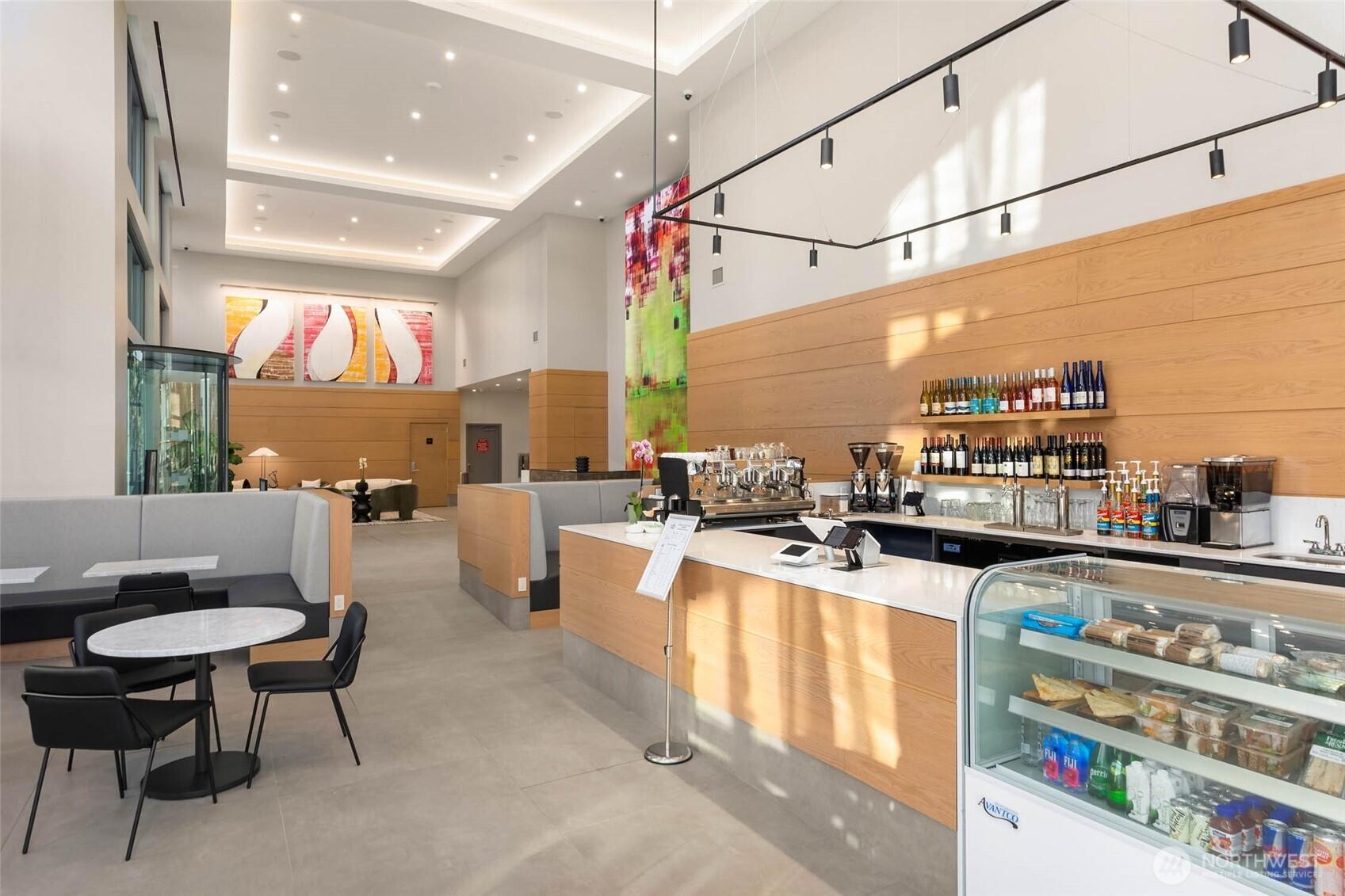 Spire Lobby Amenity, Himalayan Java located right inside Spire.